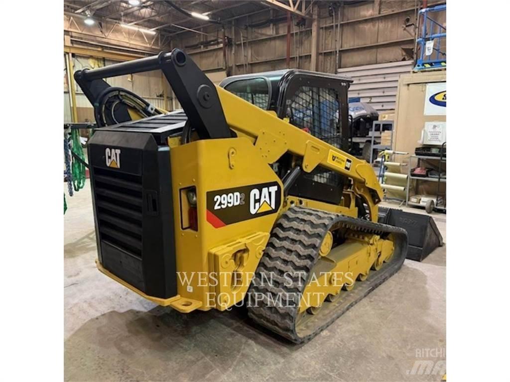 CAT 299D2 Krautuvai su šoniniu pasukimu