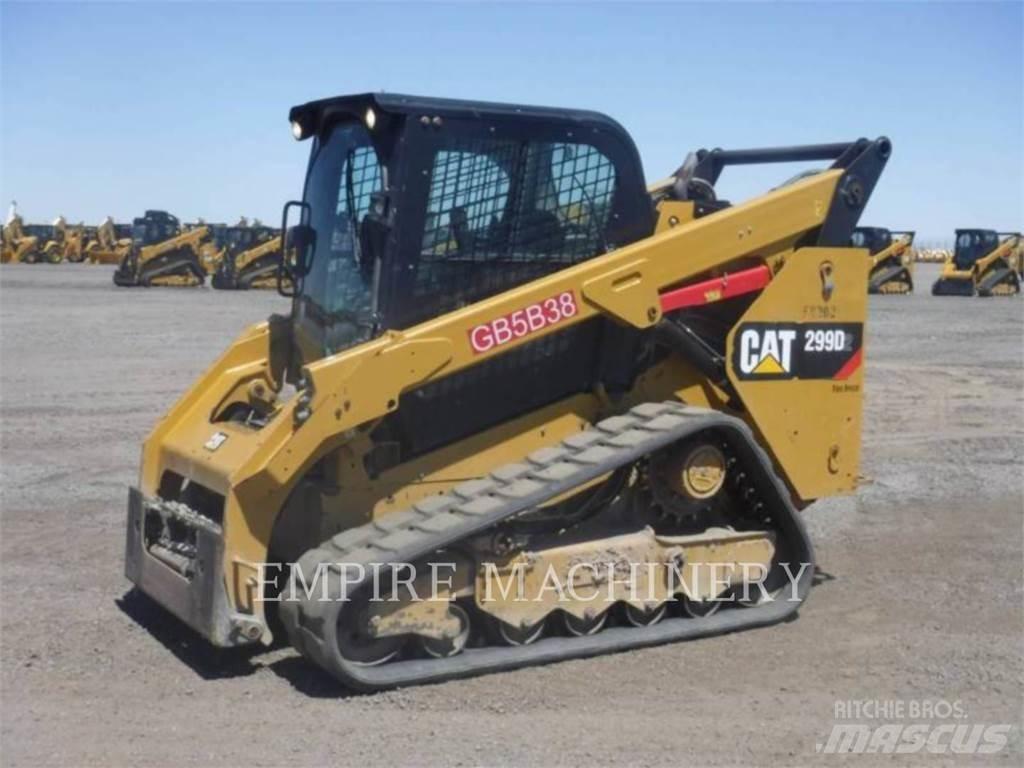 CAT 299D2 CA Krautuvai su šoniniu pasukimu