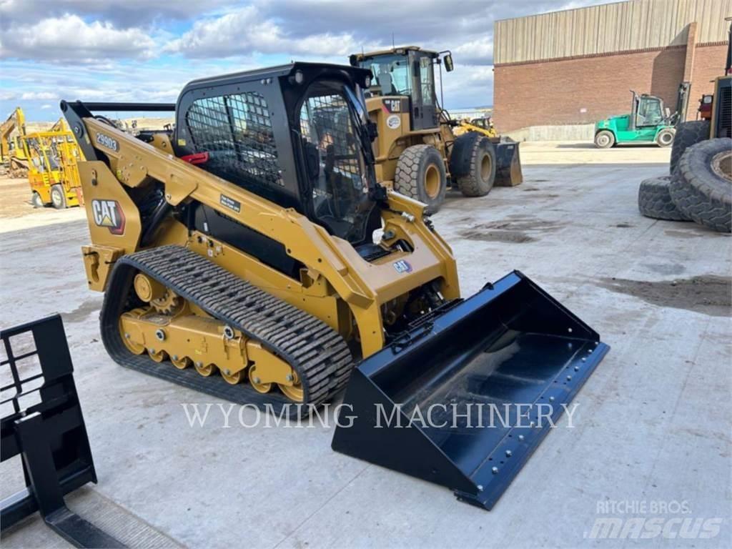 CAT 299D3 Krautuvai su šoniniu pasukimu