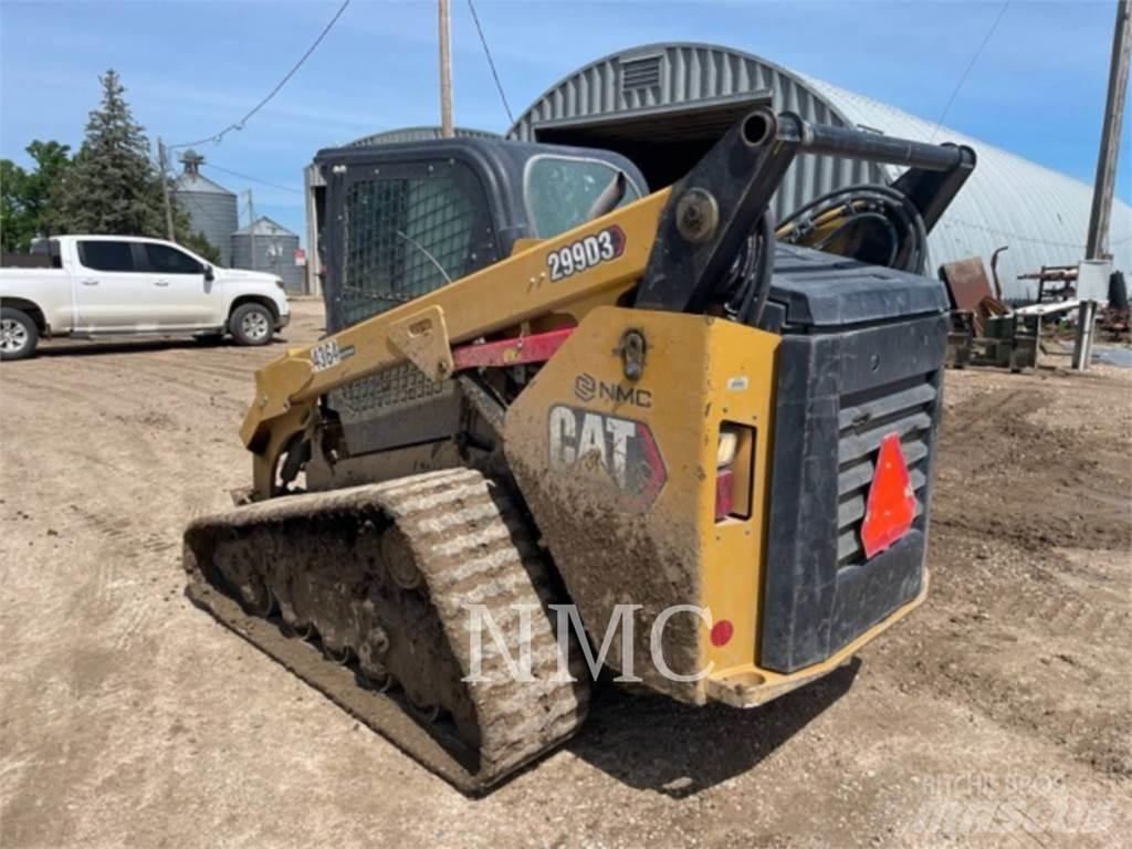 CAT 299D3 Krautuvai su šoniniu pasukimu