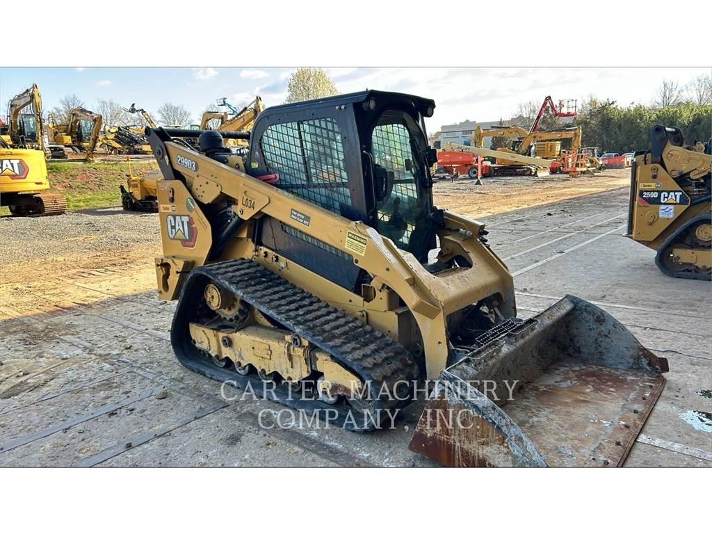 CAT 299D3 Krautuvai su šoniniu pasukimu