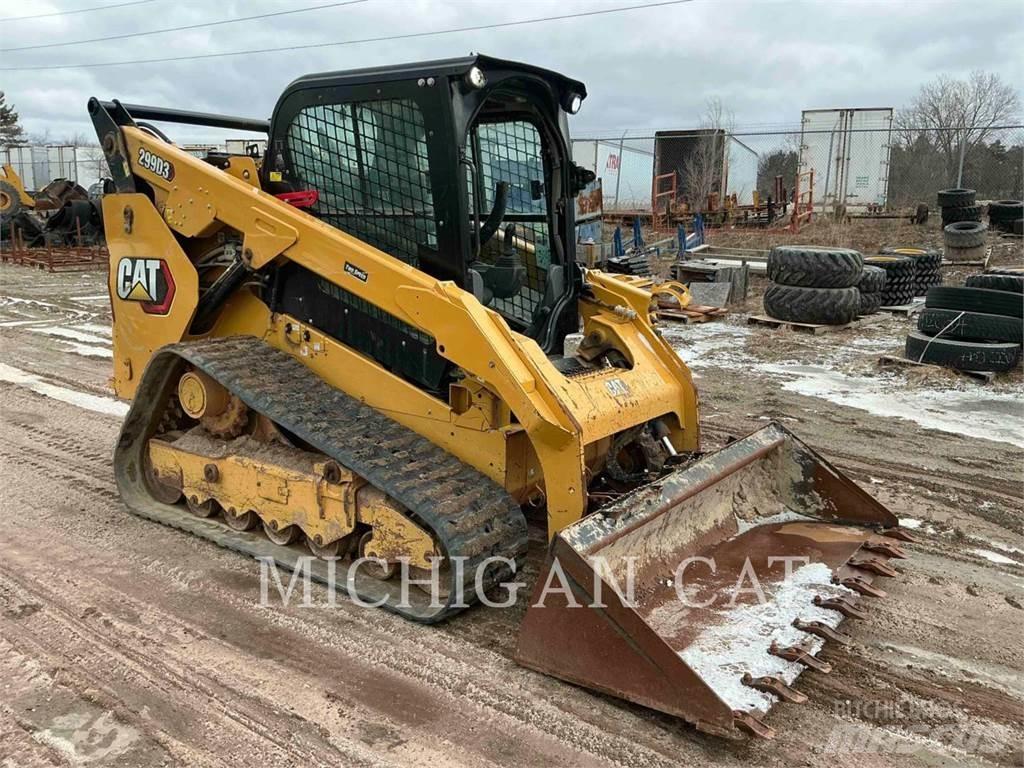 CAT 299D3 Krautuvai su šoniniu pasukimu