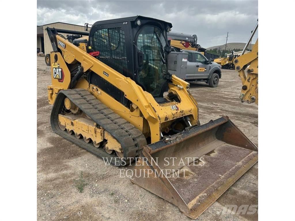 CAT 299D3 Krautuvai su šoniniu pasukimu