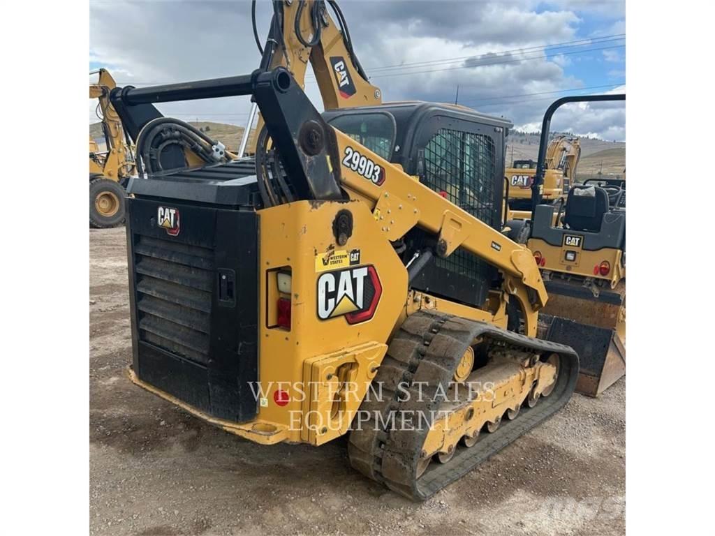 CAT 299D3 Krautuvai su šoniniu pasukimu
