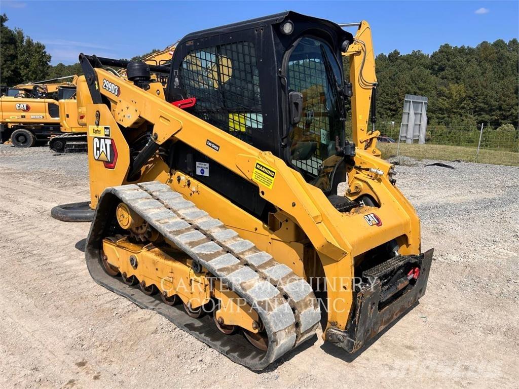 CAT 299D3 Krautuvai su šoniniu pasukimu