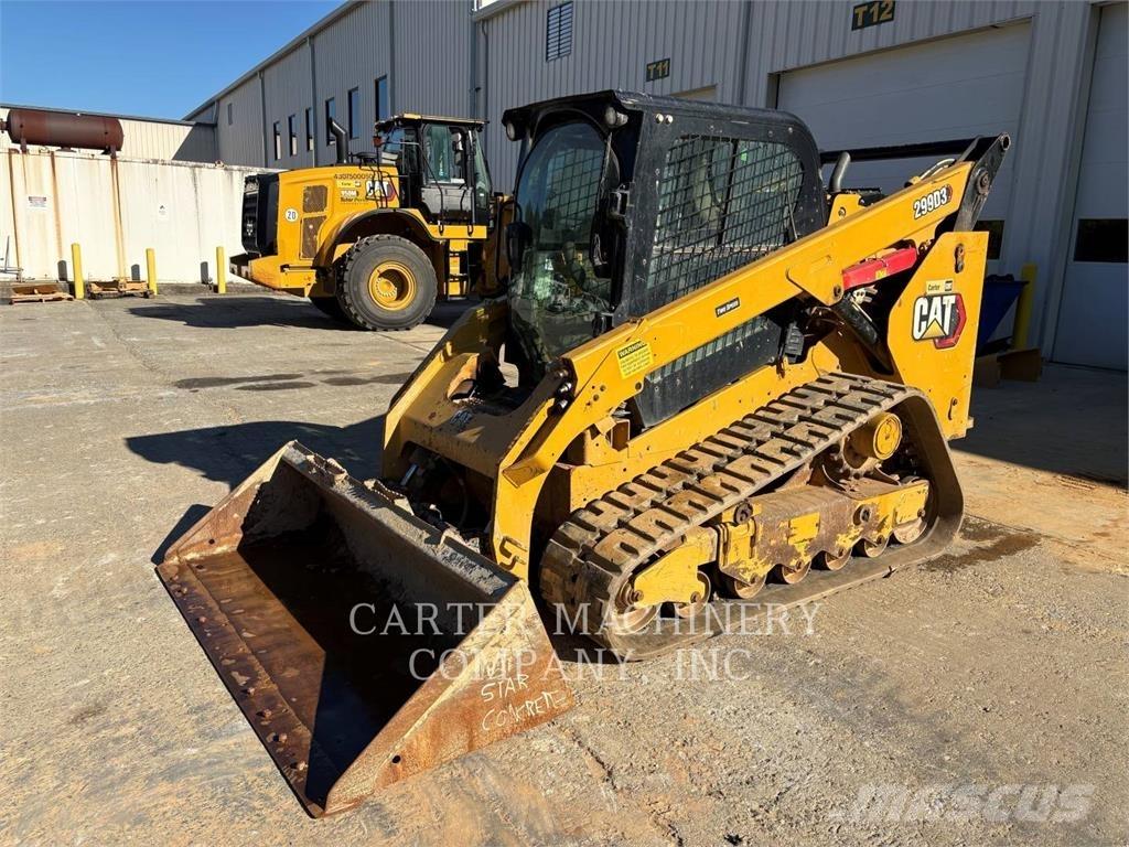 CAT 299D3 Krautuvai su šoniniu pasukimu