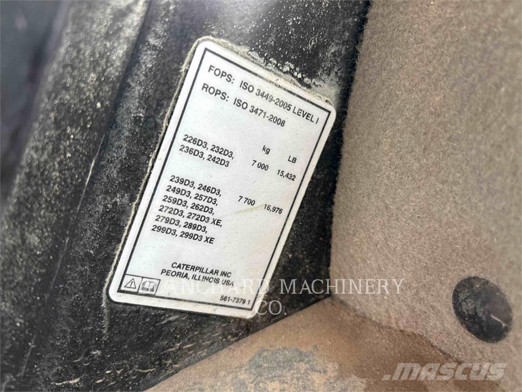 CAT 299D3 Vikšriniai krautuvai