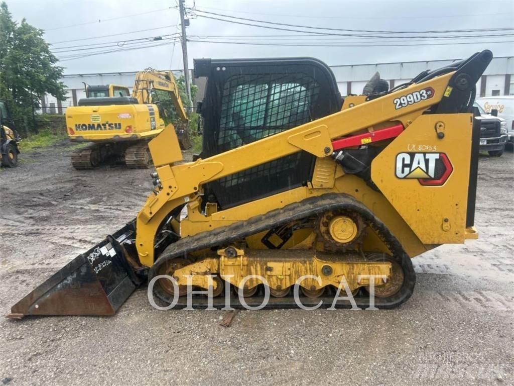 CAT 299D3XE Krautuvai su šoniniu pasukimu