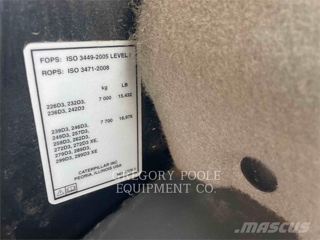 CAT 299D3XE Vikšriniai krautuvai
