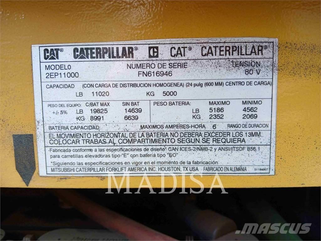 CAT 2EP11000 Elektriniai šakiniai krautuvai