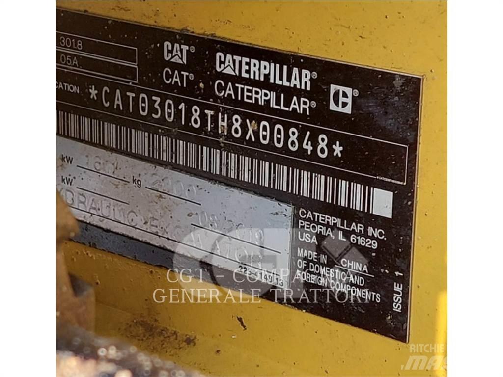 CAT 301.8 Vikšriniai ekskavatoriai