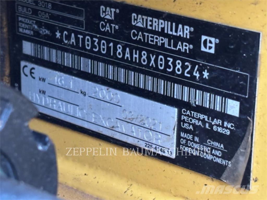 CAT 301.8-05A Vikšriniai ekskavatoriai