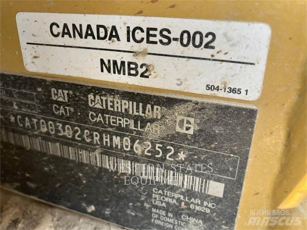 CAT 302 Vikšriniai ekskavatoriai