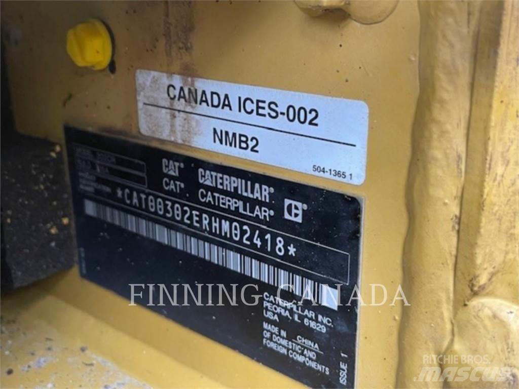 CAT 302-05 Vikšriniai ekskavatoriai