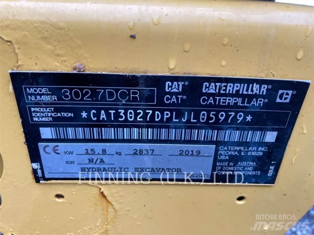CAT 302.7D CAB Vikšriniai ekskavatoriai