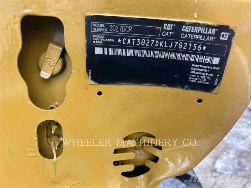 CAT 302.7DC1TH Vikšriniai ekskavatoriai