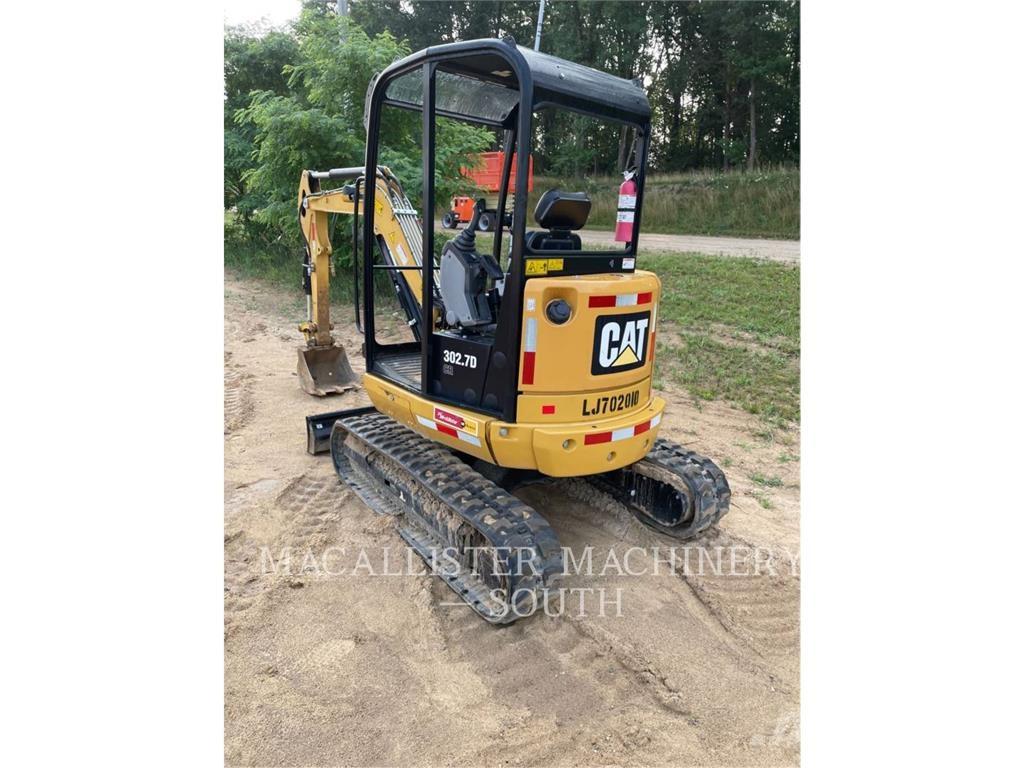 CAT 302.7DCR Vikšriniai ekskavatoriai