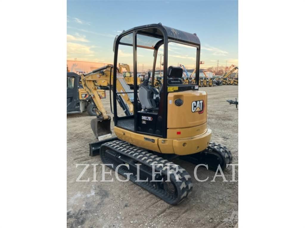 CAT 302.7DCR Vikšriniai ekskavatoriai