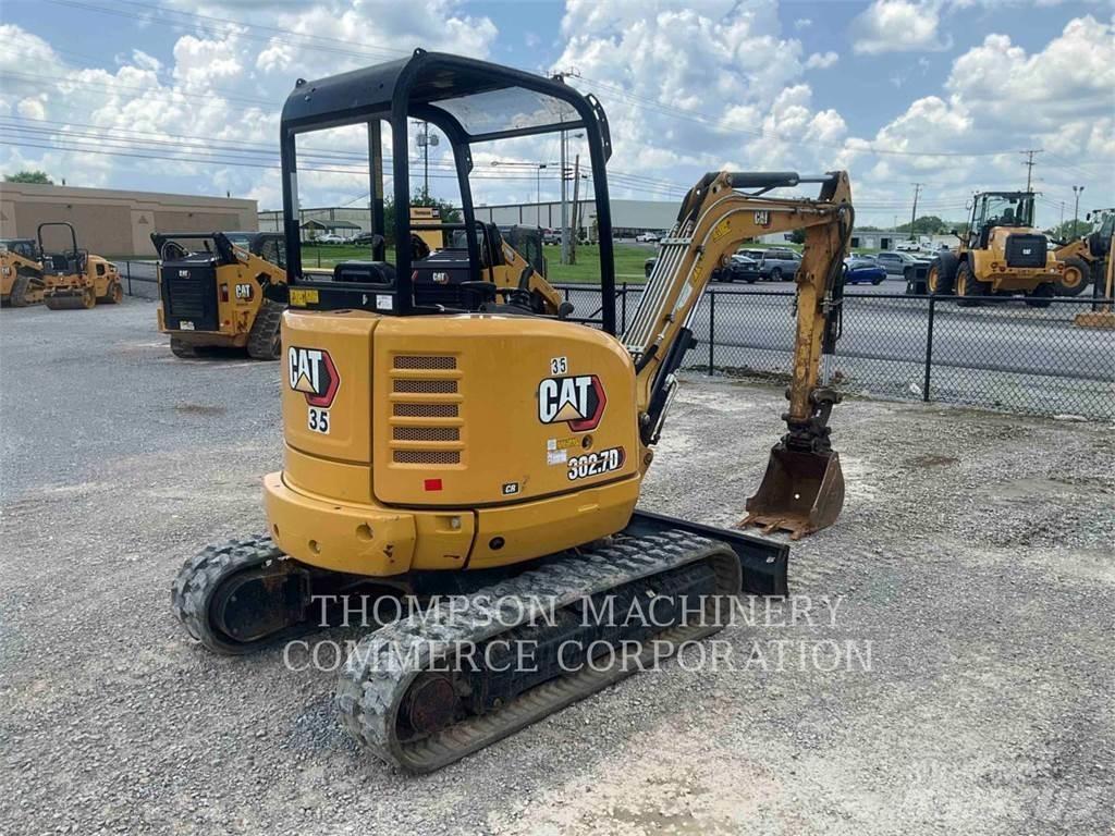 CAT 302.7DCR Vikšriniai ekskavatoriai