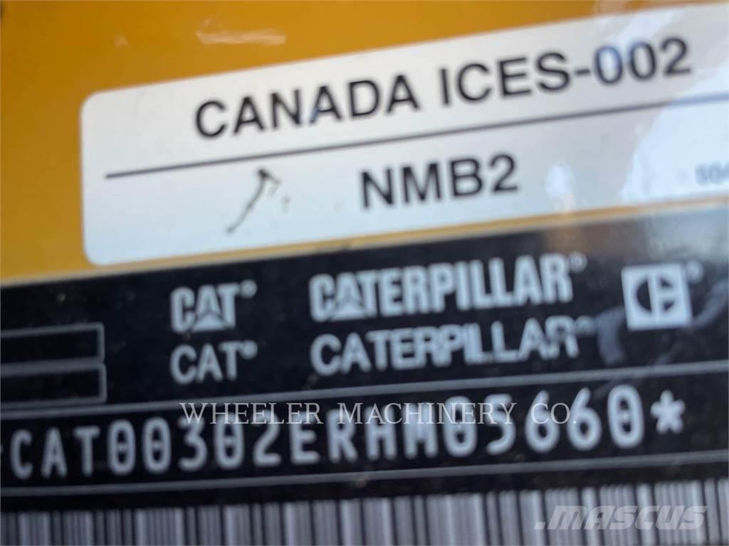 CAT 302 C3 TH Vikšriniai ekskavatoriai