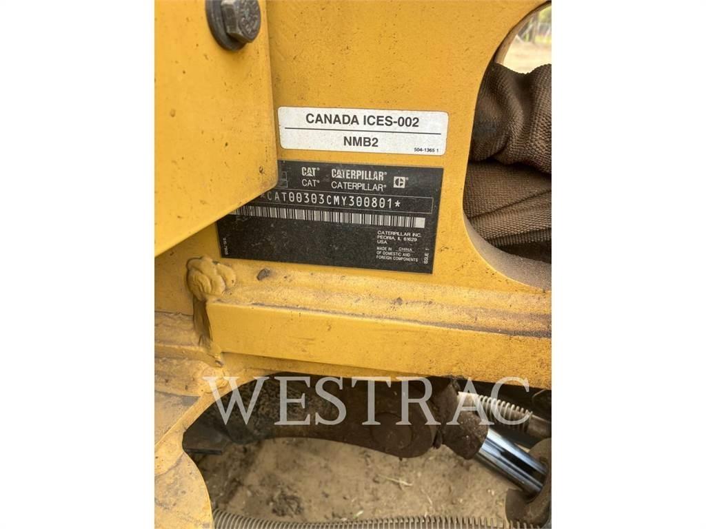 CAT 303 Mini ekskavatoriai < 7 t