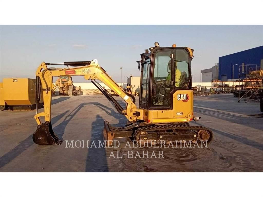 CAT 303-07 Vikšriniai ekskavatoriai
