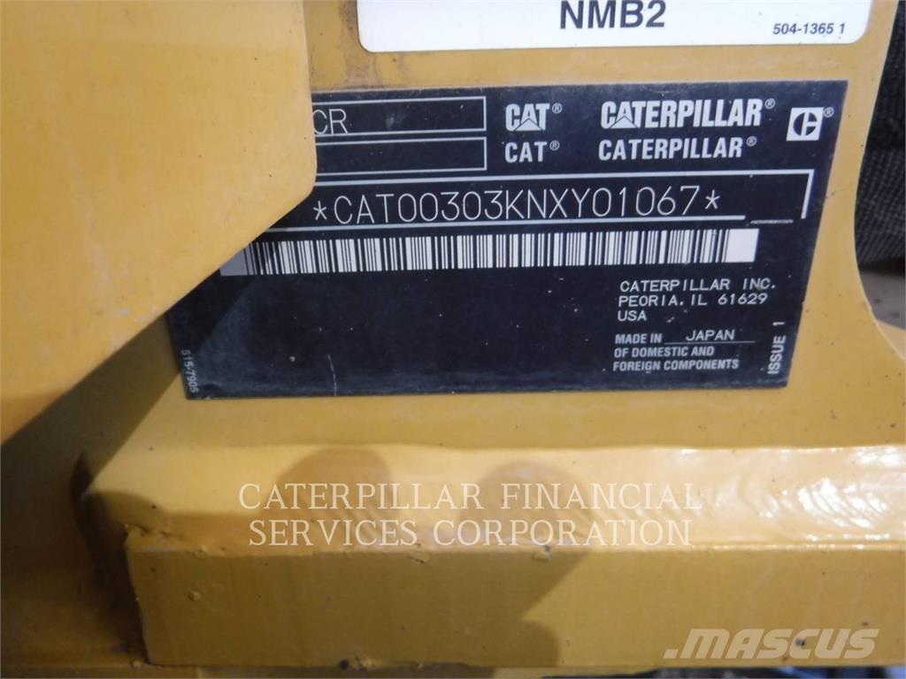 CAT 303-07CR Vikšriniai ekskavatoriai
