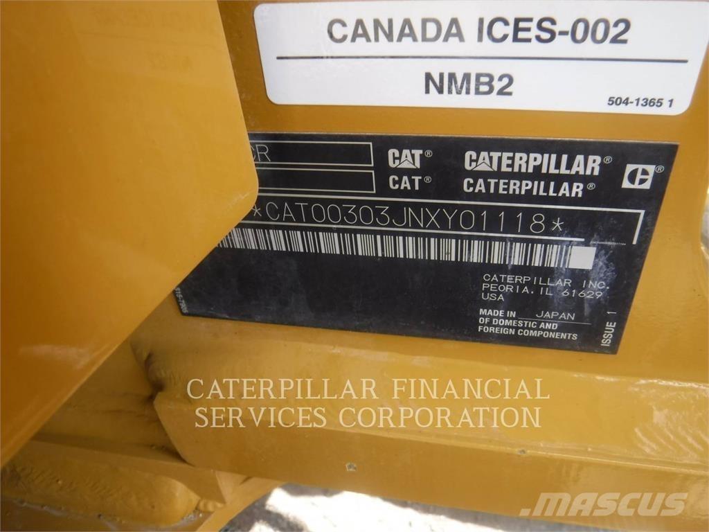 CAT 303-07CR Vikšriniai ekskavatoriai