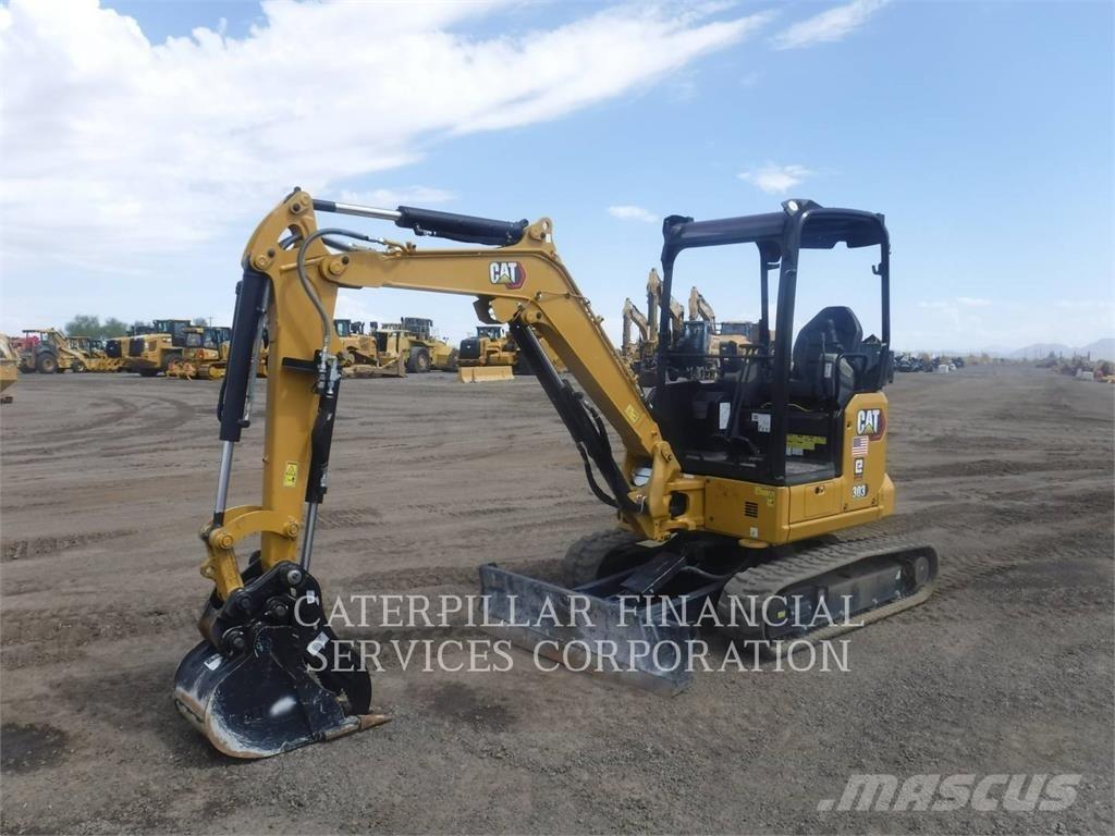CAT 303-07CR Vikšriniai ekskavatoriai