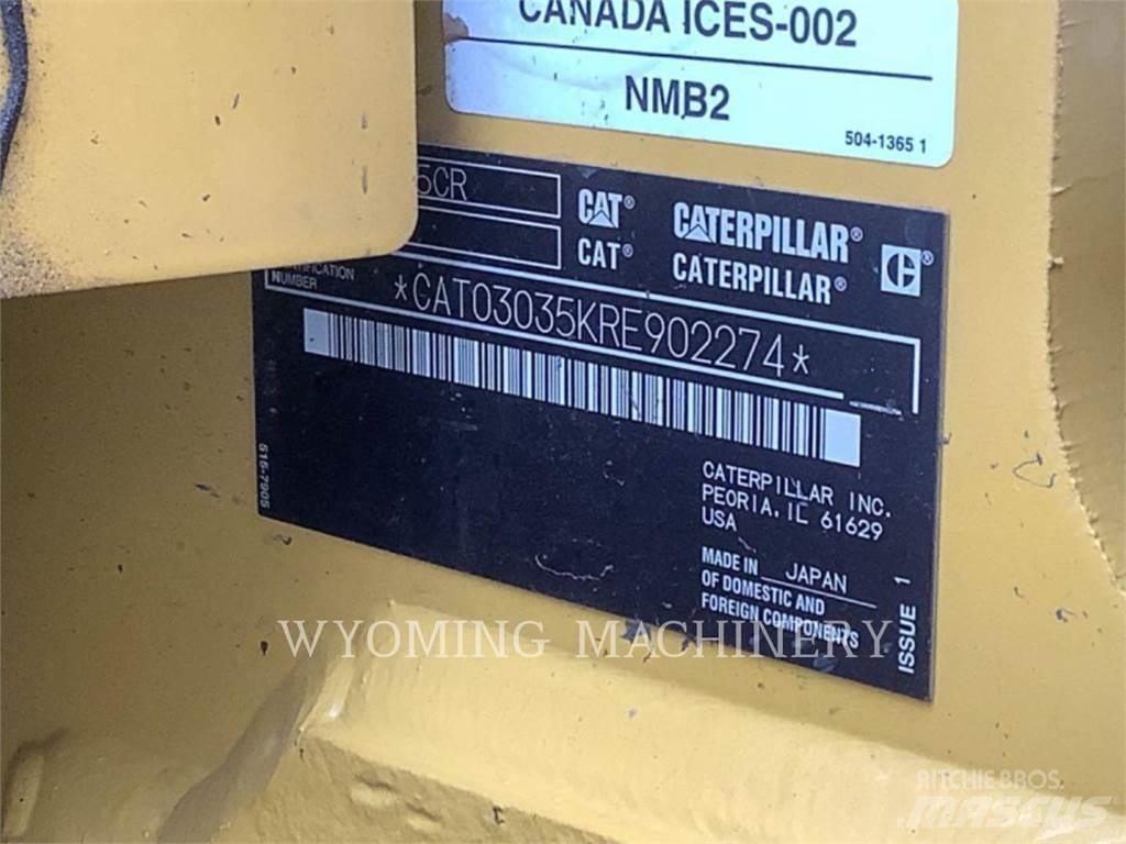 CAT 303.5 Vikšriniai ekskavatoriai