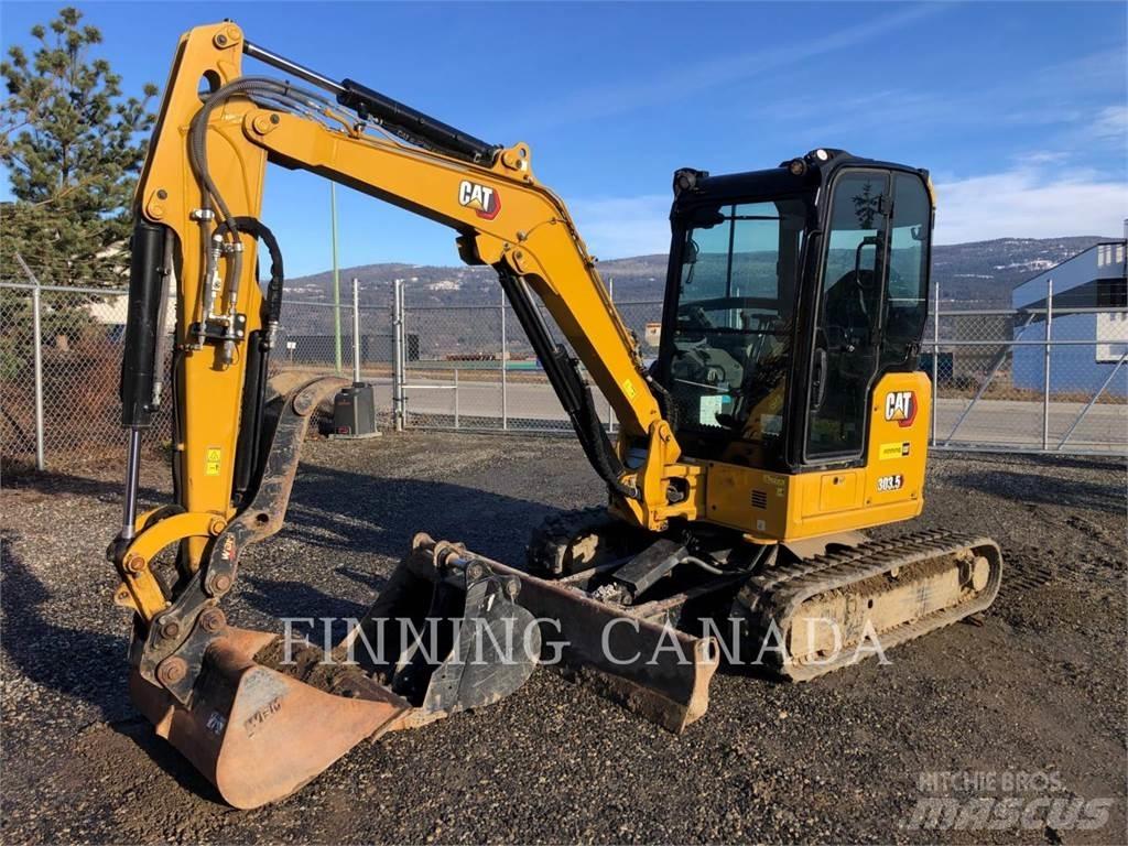 CAT 303.5-07 Vikšriniai ekskavatoriai