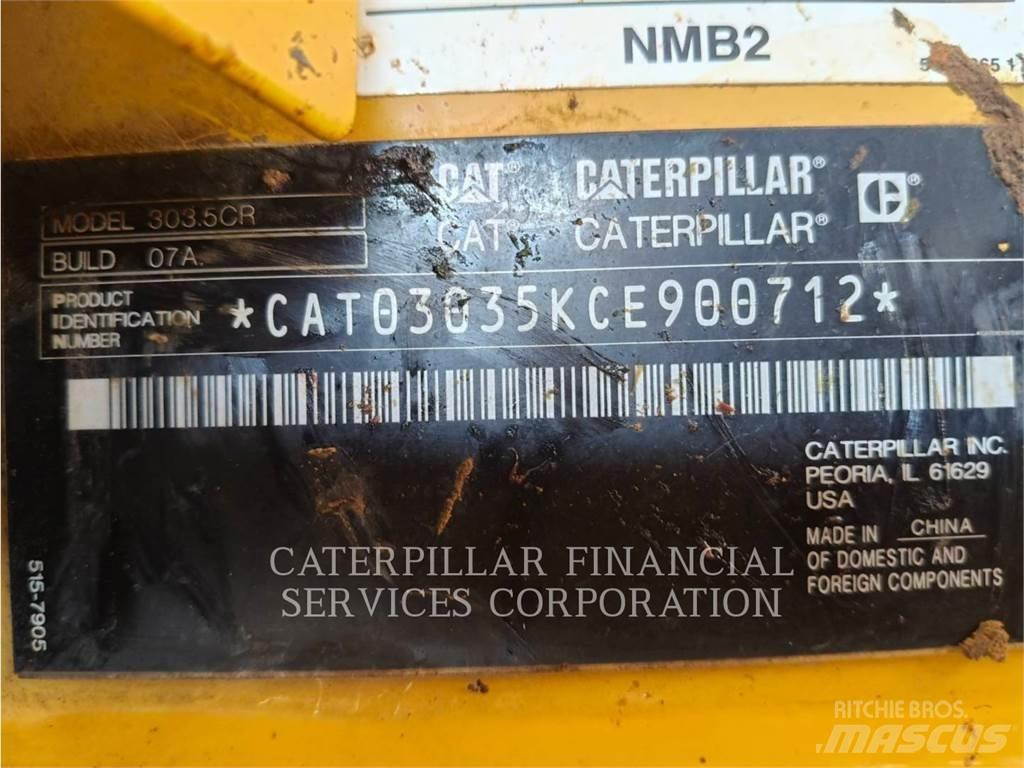CAT 303.5-07CR Vikšriniai ekskavatoriai