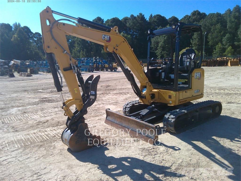 CAT 303.5-07CR Vikšriniai ekskavatoriai