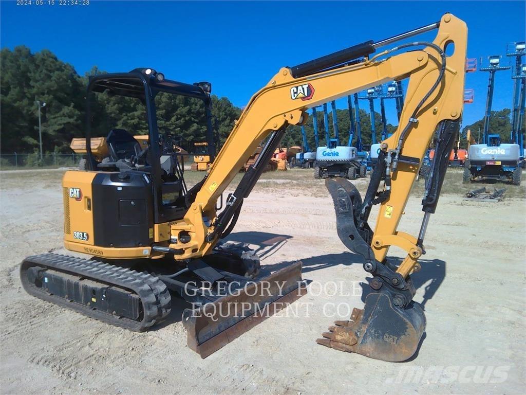 CAT 303.5-07CR Vikšriniai ekskavatoriai