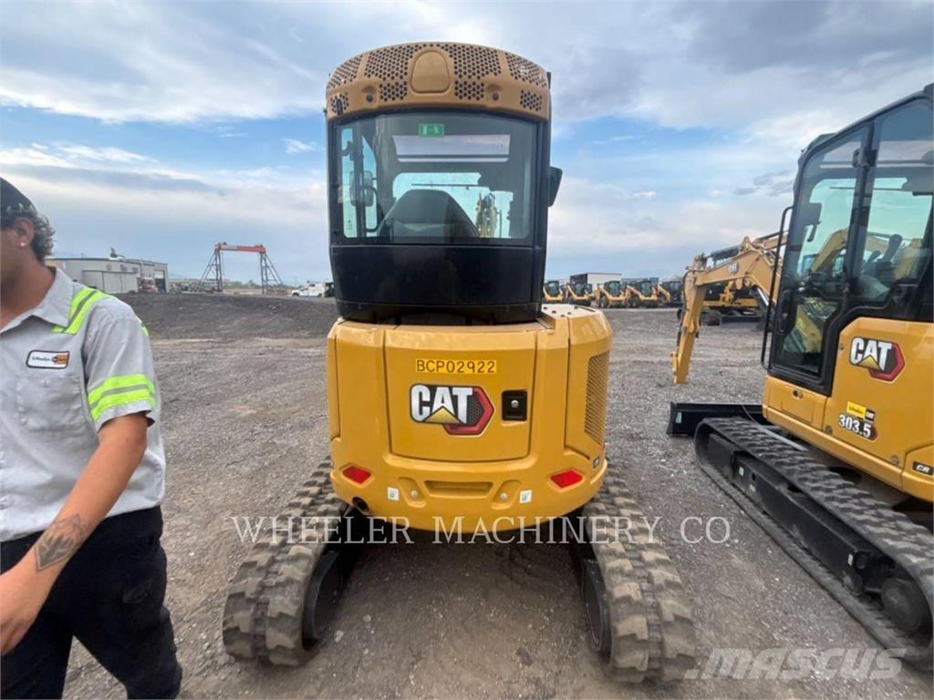 CAT 303.5 C3 Vikšriniai ekskavatoriai