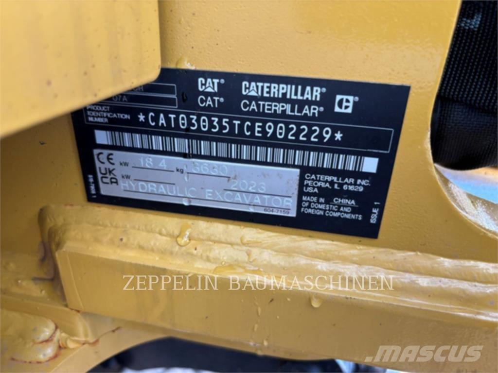 CAT 303.5CR-07 Vikšriniai ekskavatoriai