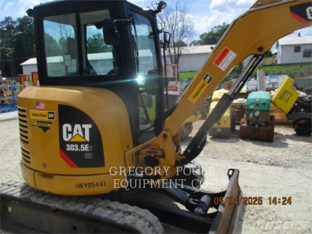 CAT 303.5E2CR Vikšriniai ekskavatoriai