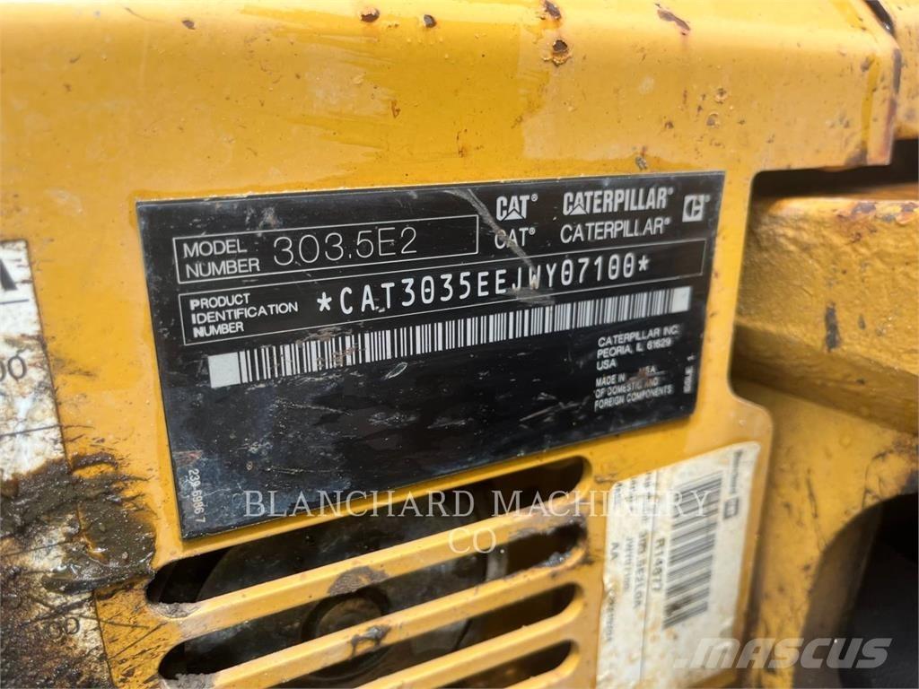 CAT 303.5E2CR Vikšriniai ekskavatoriai