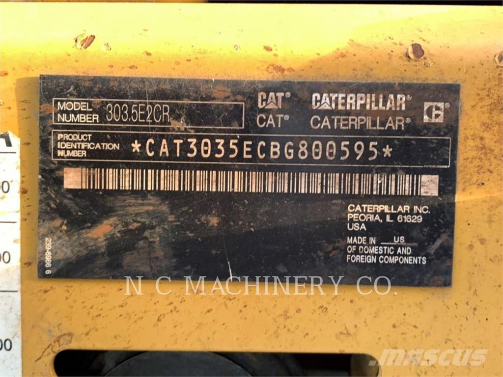 CAT 303.5E2CRN Vikšriniai ekskavatoriai