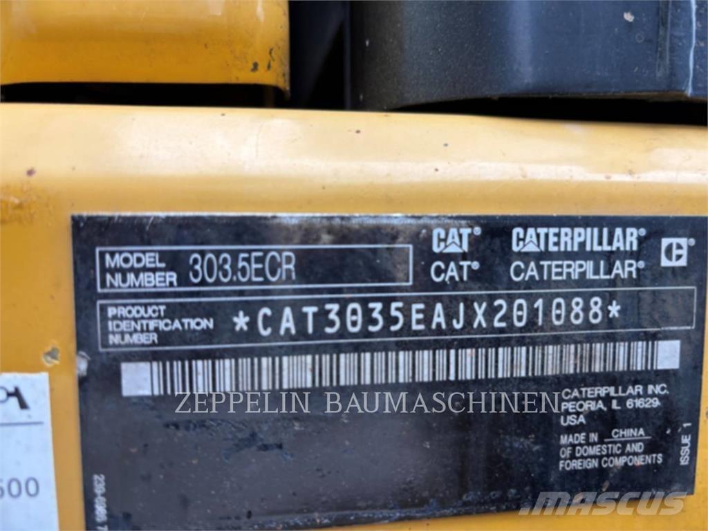 CAT 303.5ECR Vikšriniai ekskavatoriai