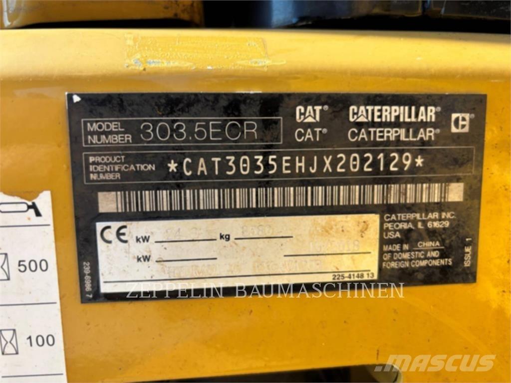 CAT 303.5ECR Vikšriniai ekskavatoriai
