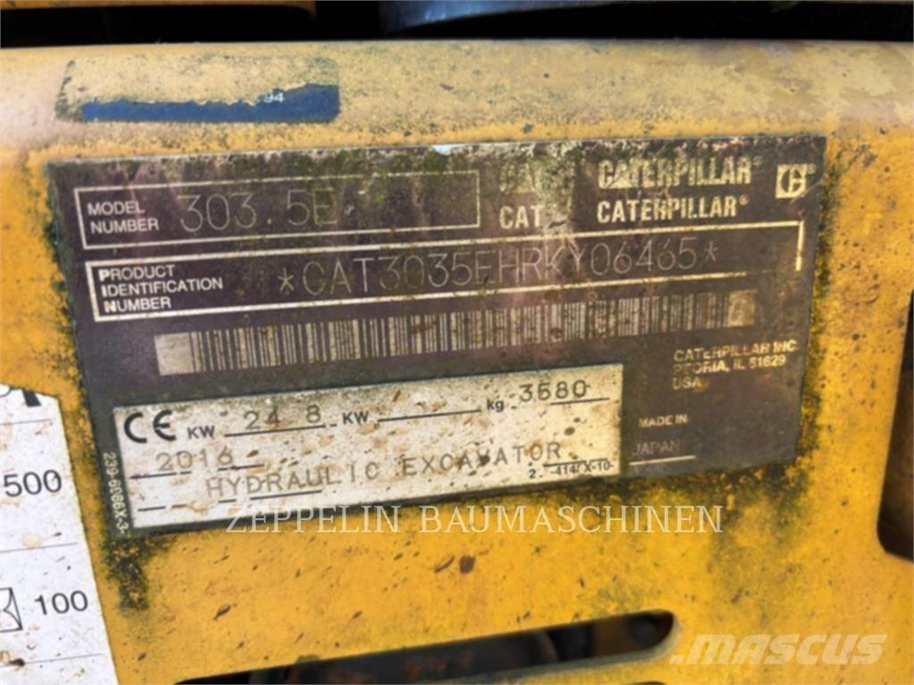 CAT 303.5ECR Vikšriniai ekskavatoriai