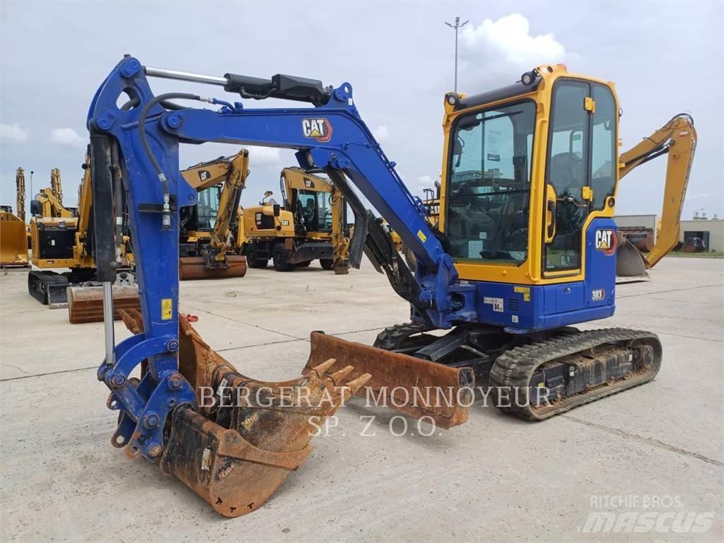 CAT 303 CR Vikšriniai ekskavatoriai