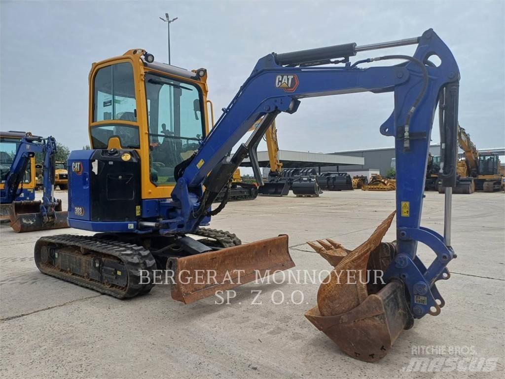 CAT 303 CR Vikšriniai ekskavatoriai