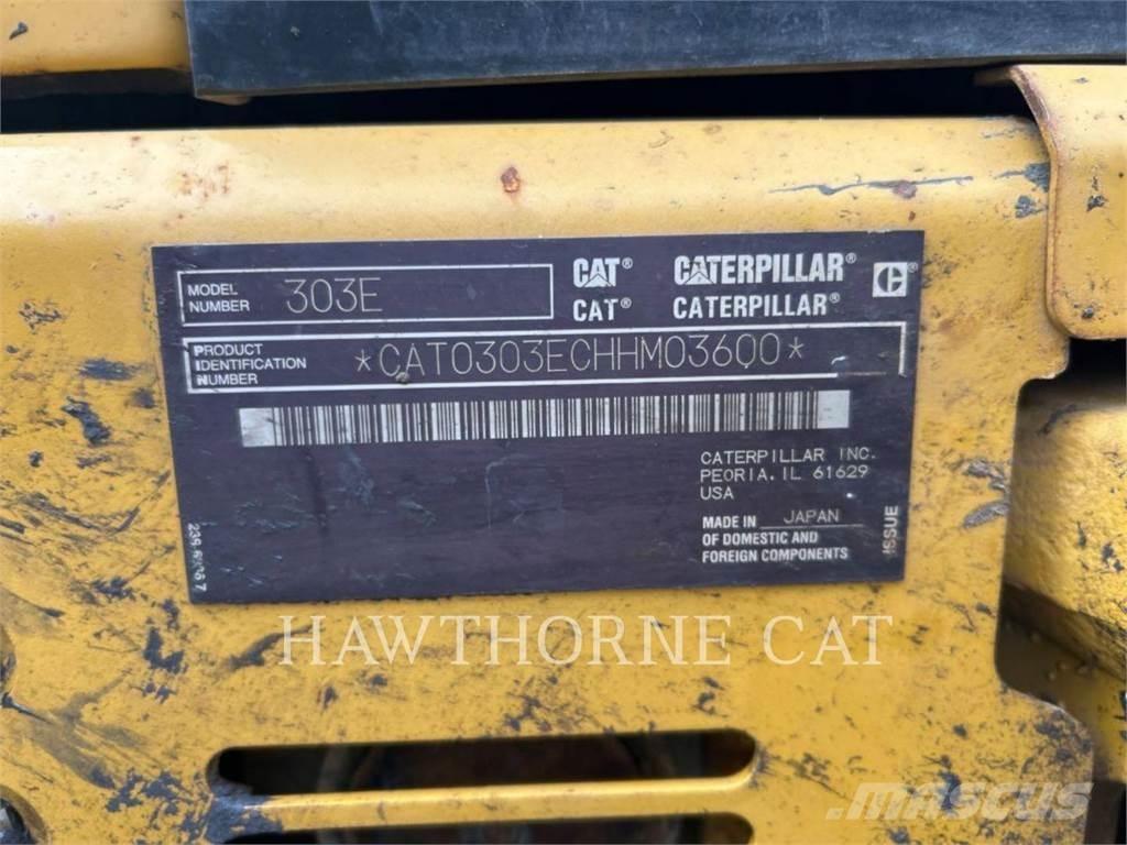 CAT 303E CR Vikšriniai ekskavatoriai