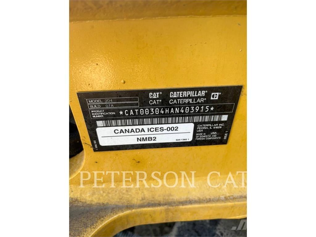 CAT 304 Vikšriniai ekskavatoriai