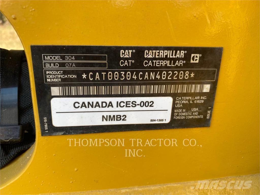 CAT 304 Vikšriniai ekskavatoriai