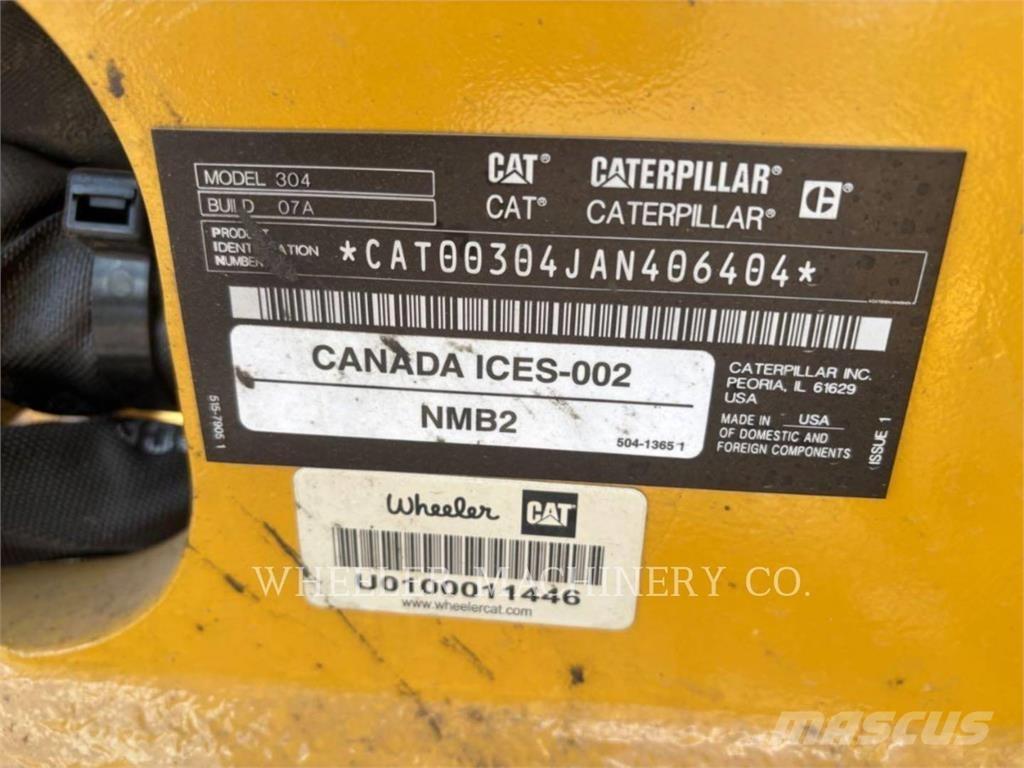 CAT 304 C3 THQ Vikšriniai ekskavatoriai