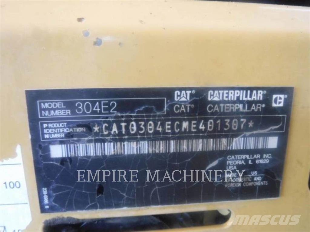 CAT 304E2 Vikšriniai ekskavatoriai