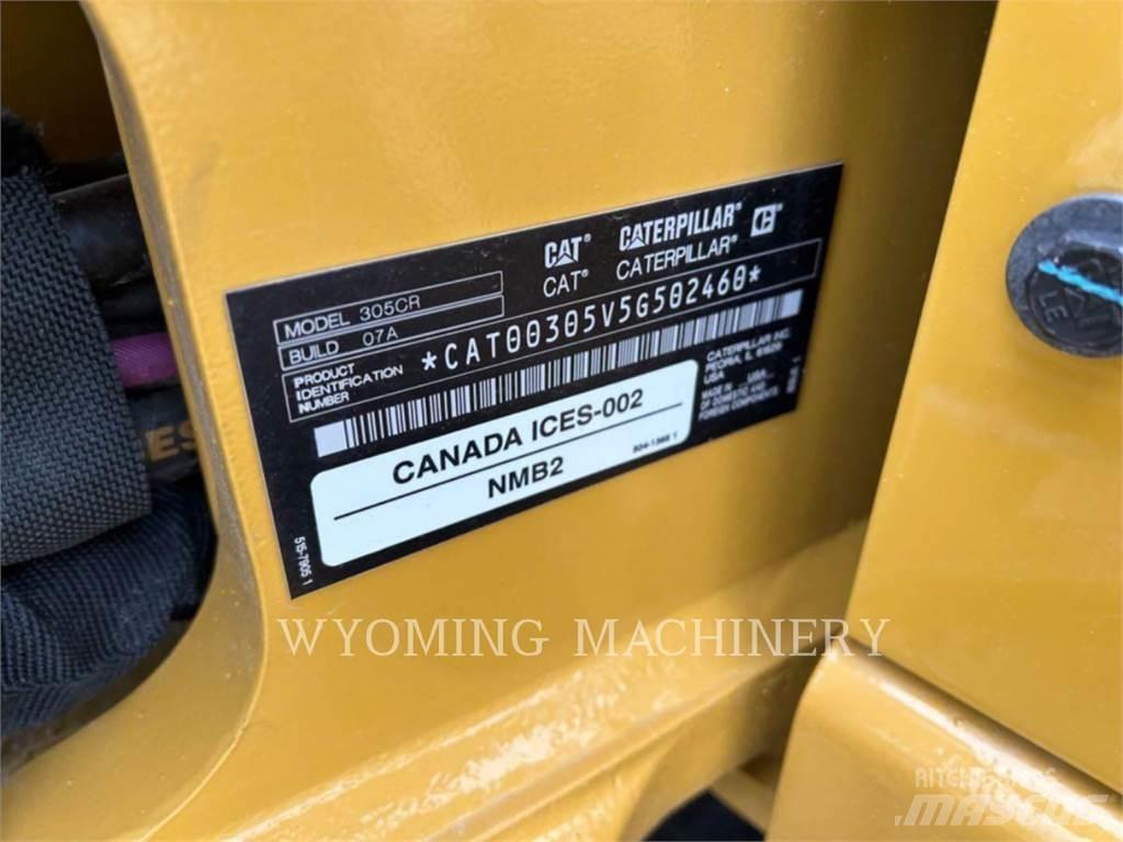 CAT 305 Vikšriniai ekskavatoriai